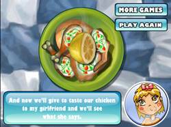 เกมส์ทำไก่อบให้แฟน